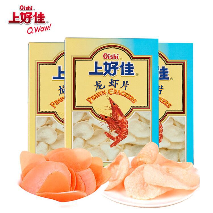 上好佳丨龙虾片200g非即食需自己炸5盒装